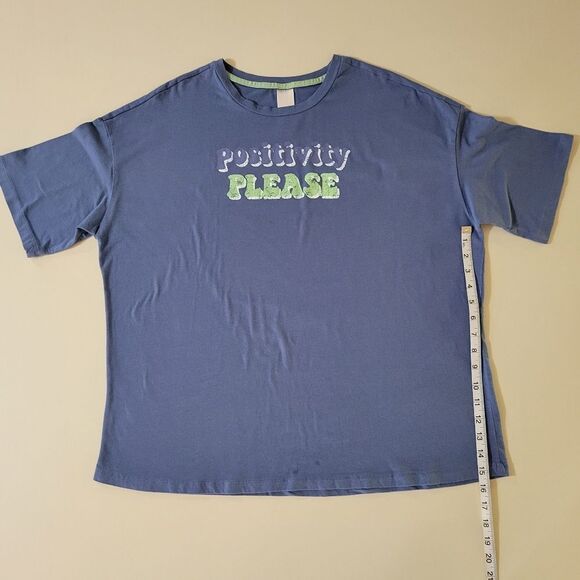 Secret Treasures Womens Blue Short Sleeve Top - Picture 9 of 13